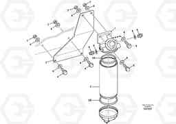 1976 Filter - Water separator L40B S/N 1911500 - S/N 1921500 -, Volvo Construction Equipment