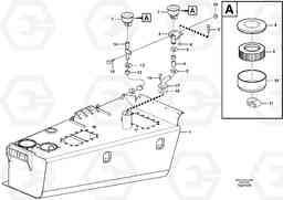 67300 Hydraulic oil tank, with fitting parts T450D, Volvo Construction Equipment