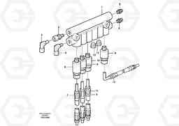 12207 Distribution block, B3. L150E S/N 10002 - 11594, Volvo Construction Equipment