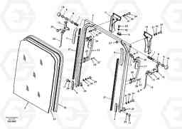 47398 Windshield EC290B APPENDIX FX FORESTRY VER., Volvo Construction Equipment