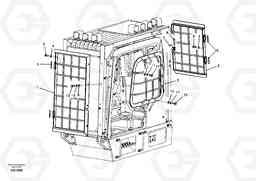 7782 Windshield protection EC210B APPENDIX FX FORESTRY VER., Volvo Construction Equipment