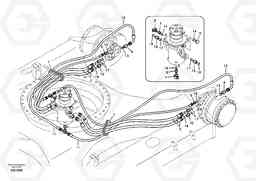 1479 Turning joint line, turning joint to travel motor EC210B APPENDIX FX FORESTRY VER., Volvo Construction Equipment