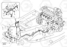 74428 Fuel pipe - Fuel tank EC210B, Volvo Construction Equipment