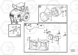 47759 Lighting, front A35D, Volvo Construction Equipment