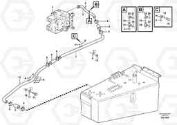 30611 Hydraulic system, motor unit T450D, Volvo Construction Equipment