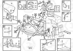 59838 Cooling system, radiator - coolant pump T450D, Volvo Construction Equipment