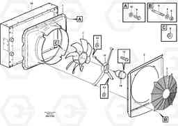 17416 Fan and fan shroud A35E, Volvo Construction Equipment