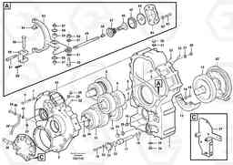 3611 Transfer gear box T450D, Volvo Construction Equipment