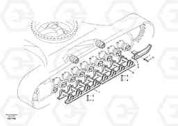 9666 Undercarriage, track guards EC210B APPENDIX FX FORESTRY VER., Volvo Construction Equipment