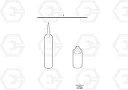 9723 Glue Kit for cab EC45 TYPE 284, Volvo Construction Equipment