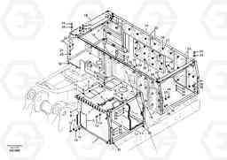 87831 Cowl frame EC360B SER NO INT 12152- EU&NA 80001-, Volvo Construction Equipment