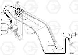 9408 Hydraulic circuit ( accessories ) EC45 TYPE 284, Volvo Construction Equipment