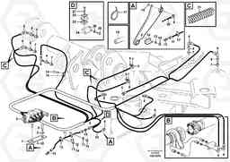 75535 Central lubrication with fitting parts. B1 L70F, Volvo Construction Equipment