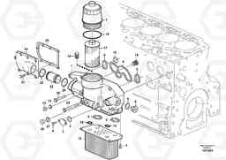 11356 Oil cooler EW145B, Volvo Construction Equipment