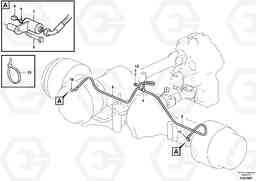 25438 Cable harnesses, front T450D, Volvo Construction Equipment