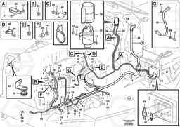 88534 Cable harnesses, front T450D, Volvo Construction Equipment