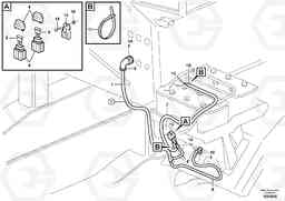 8101 Cable harnesses, front T450D, Volvo Construction Equipment