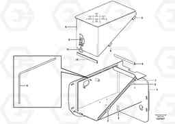 30885 Battery box L150E S/N 10002 - 11594, Volvo Construction Equipment