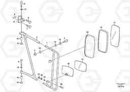 27750 Rear view mirror T450D, Volvo Construction Equipment