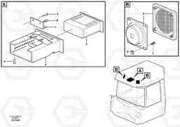 8009 Radio bracket T450D, Volvo Construction Equipment
