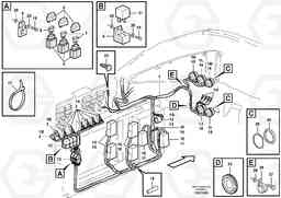 61072 Cable harness, electrical distribution unit T450D, Volvo Construction Equipment