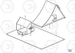 20165 Stop block for wheel T450D, Volvo Construction Equipment