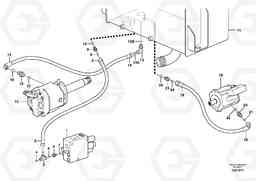 36495 Hydraulic system, return line L60F, Volvo Construction Equipment