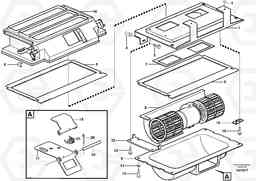 40090 Air distribution - inlet and air return T450D, Volvo Construction Equipment