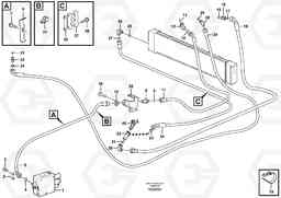7399 Hoses to fan drive L120E S/N 19804- SWE, 66001- USA, 71401-BRA, 54001-IRN, Volvo Construction Equipment