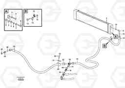 101524 Hoses to fan drive L110E S/N 2202- SWE, 61001- USA, 70401-BRA, Volvo Construction Equipment