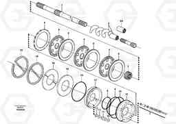 38266 Multi-disc brake, rear BL70, Volvo Construction Equipment
