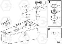 68881 Hydraulic oil tank, with fitting parts A40D, Volvo Construction Equipment