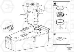 73870 Hydraulic oil tank, with fitting parts A35D, Volvo Construction Equipment