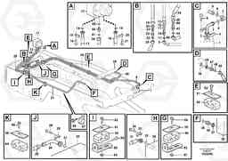 55663 Hoses to fan drive L180E S/N 8002 - 9407, Volvo Construction Equipment