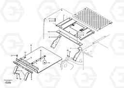 15596 Protecting plate, Forestry EC210B APPENDIX FX FORESTRY VER., Volvo Construction Equipment