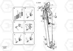 35928 Dipper arm and grease piping with piping seat EC290B APPENDIX FX FORESTRY VER., Volvo Construction Equipment