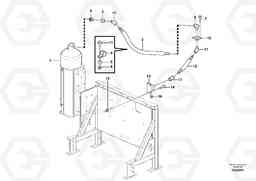 44147 Fire suppression system L110E S/N 1002 - 2165 SWE, 60001- USA,70201-70257BRA, Volvo Construction Equipment