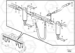 42466 Tool bar. L330E, Volvo Construction Equipment