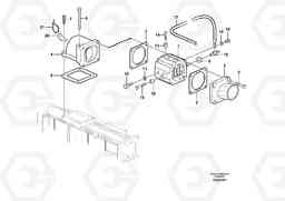 17126 Pre-heater with fitting parts L90E, Volvo Construction Equipment