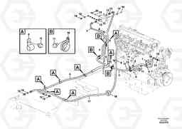 55984 Fuel pipe - Fuel tank EC160C, Volvo Construction Equipment