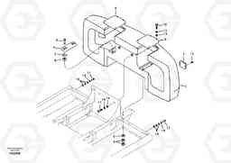 37928 Counterweights EC460B SER NO INT 11515- EU&NA 80001-, Volvo Construction Equipment