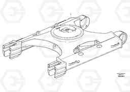 67573 Undercarriage frame EC360C, Volvo Construction Equipment