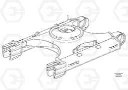 76076 Undercarriage frame EC330C, Volvo Construction Equipment