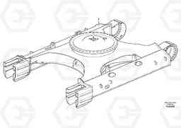 73497 Undercarriage frame EC290C, Volvo Construction Equipment