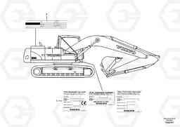 34426 Product identification plate EC240C, Volvo Construction Equipment