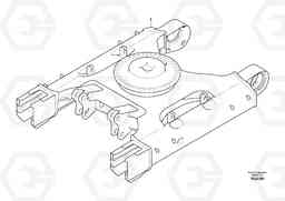 161 Undercarriage frame EC160C, Volvo Construction Equipment