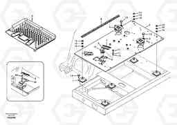 87896 Cabin floor EW145B, Volvo Construction Equipment