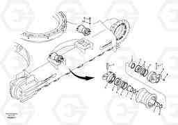 27885 Top roller EC290B SER NO INT 13562- EU & NA 80001-, Volvo Construction Equipment