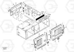 87714 Auxiliary hood, side door. EC360B SER NO INT 12152- EU&NA 80001-, Volvo Construction Equipment