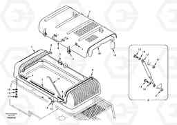 12486 Cowl frame, cover and hood EC360, Volvo Construction Equipment